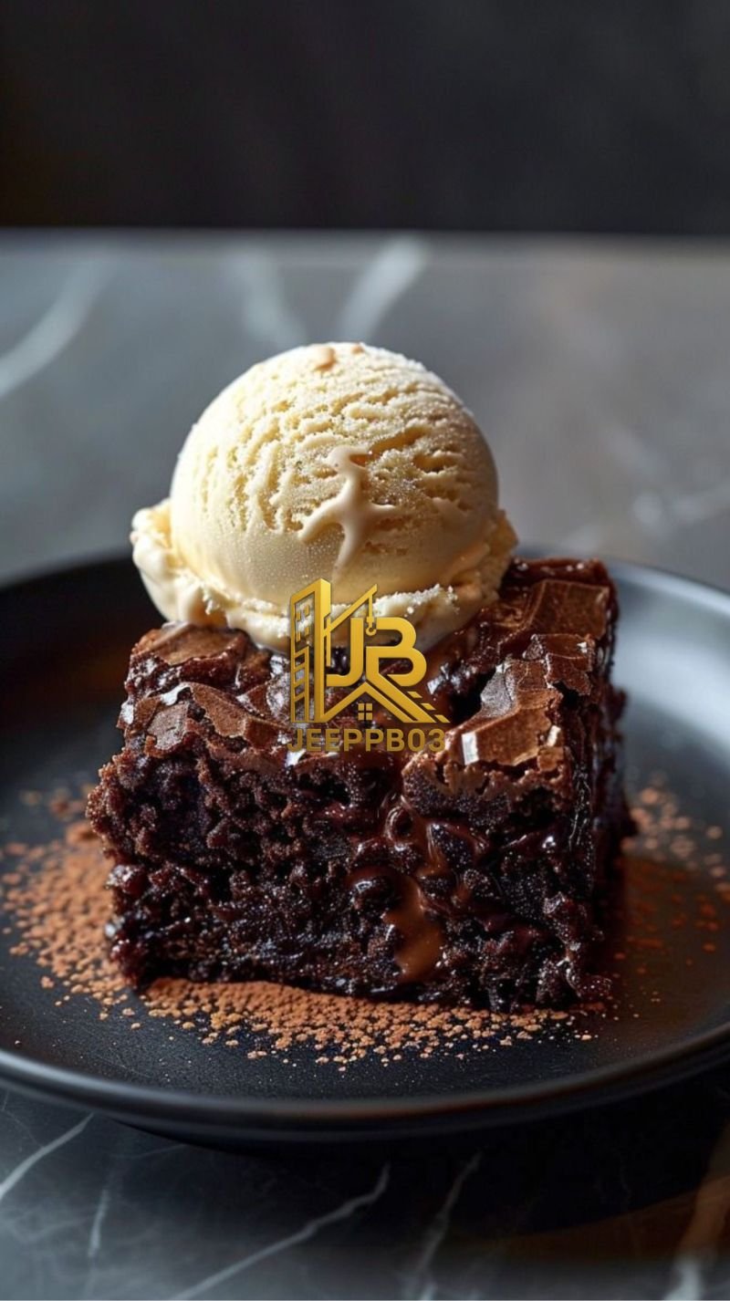 BROWNIE WITH ICE CREAM